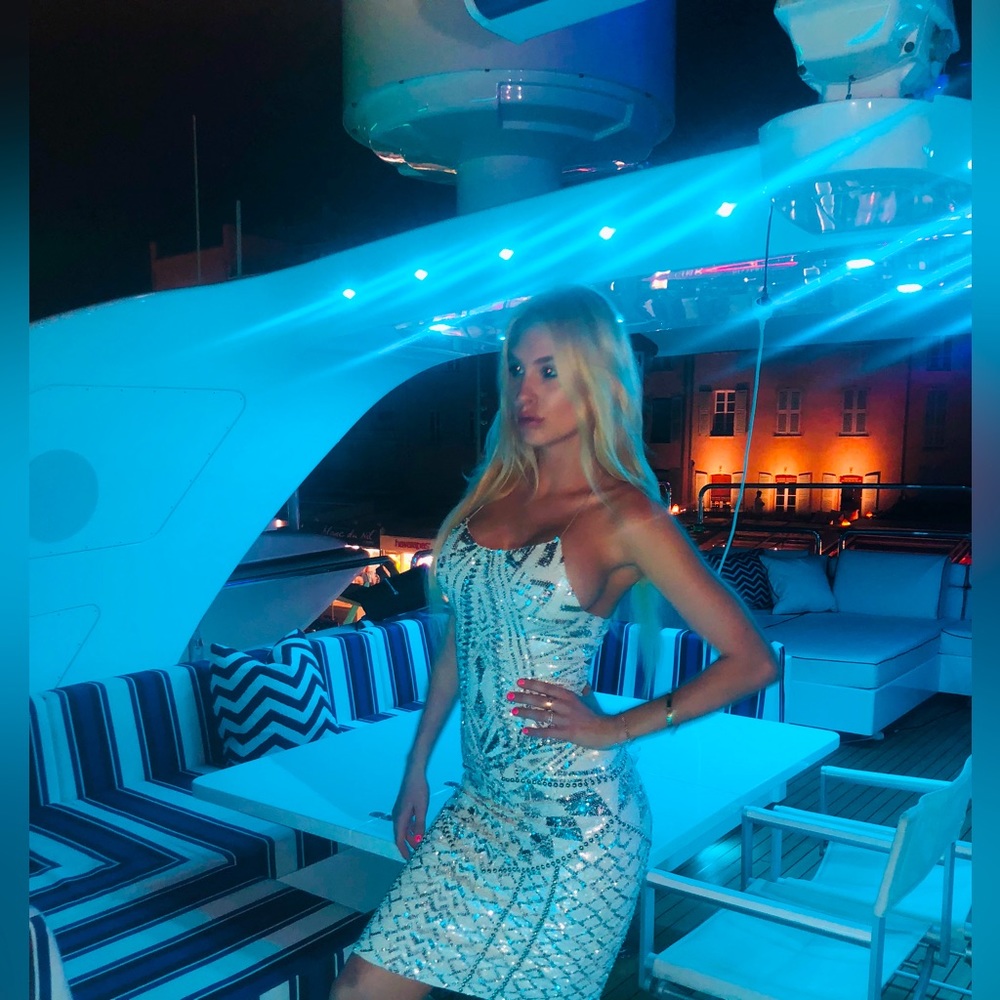 Sequin custom dress